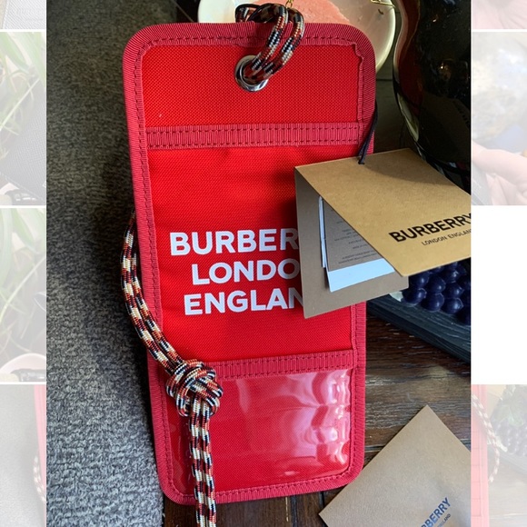 Burberry Other - Authentic BURBERRY Polyamide logo card/Tag/lanyard